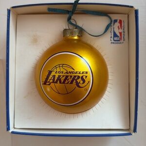 VTG Lakers bulb ball ornament NBA Sports Collectors  Series